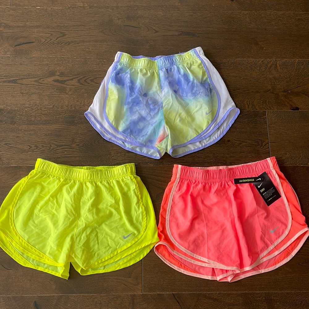 Nike Women’s Running Shorts - Small - Bright Colors - Bundle of 3